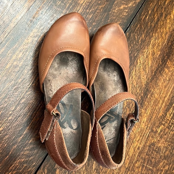 OTBT Brown Leather Wedges - Picture 1 of 6